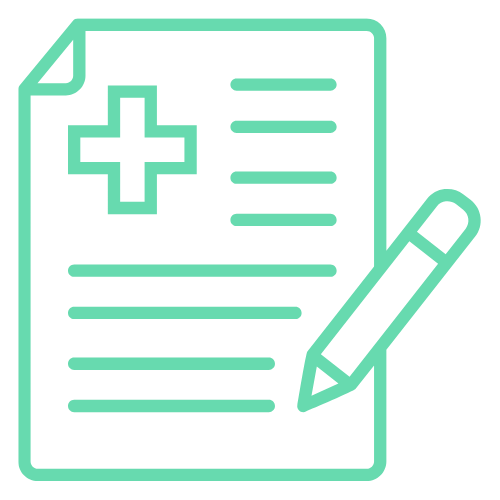 icon of medical chart a classic example of patient resources