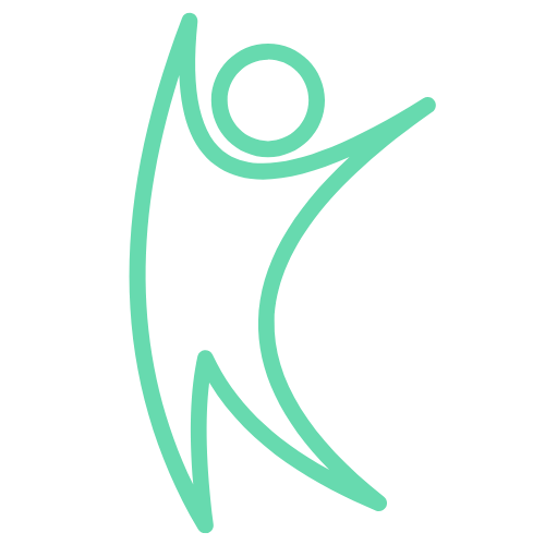 icon of human leaping with joy for receiving good weight management support